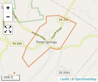 Area schools map